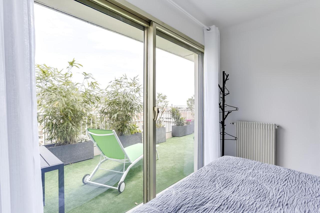 Immogroom - Apartment With Terrace - Ac - Parking Cannes Exteriör bild