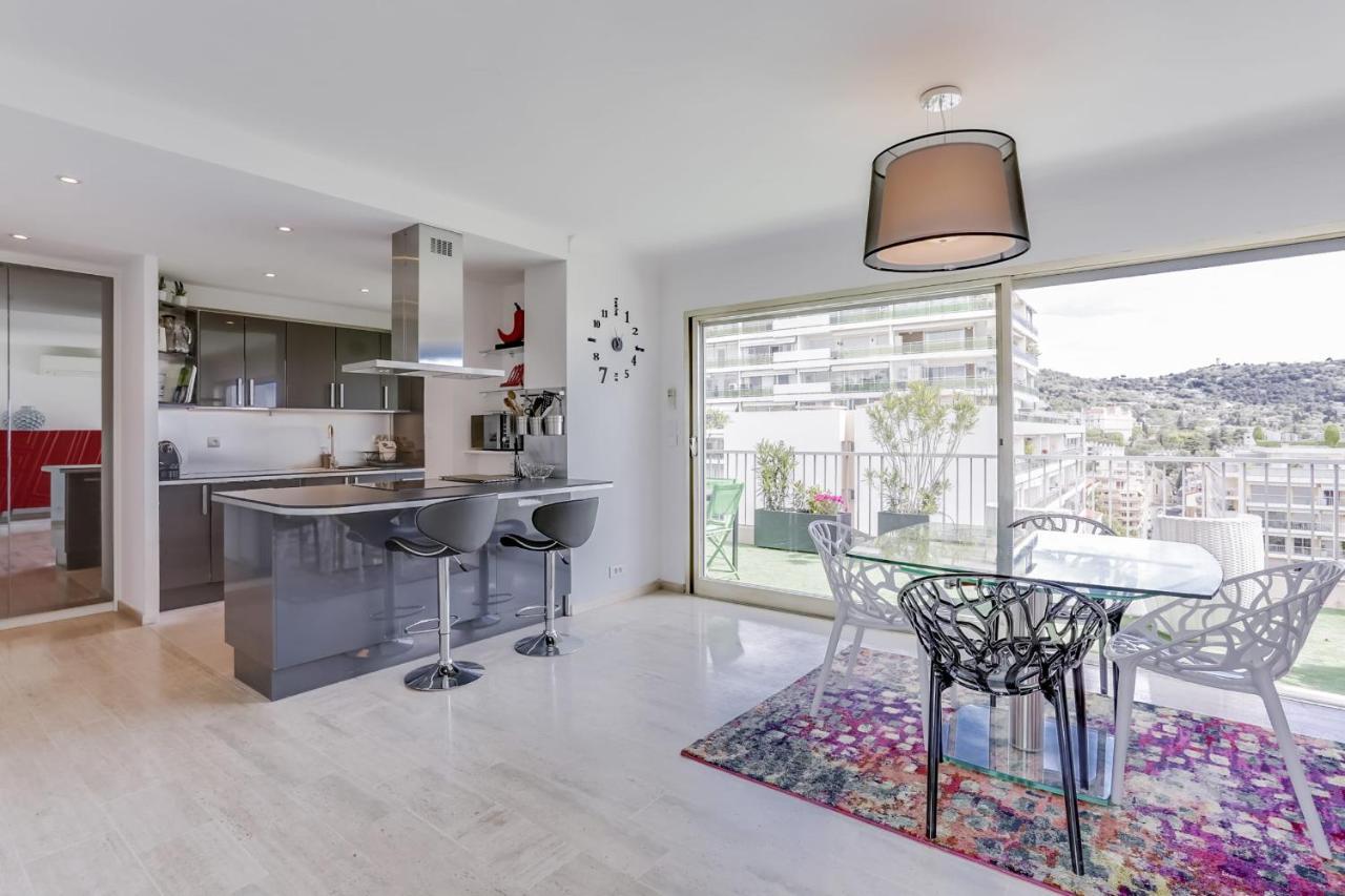 Immogroom - Apartment With Terrace - Ac - Parking Cannes Exteriör bild